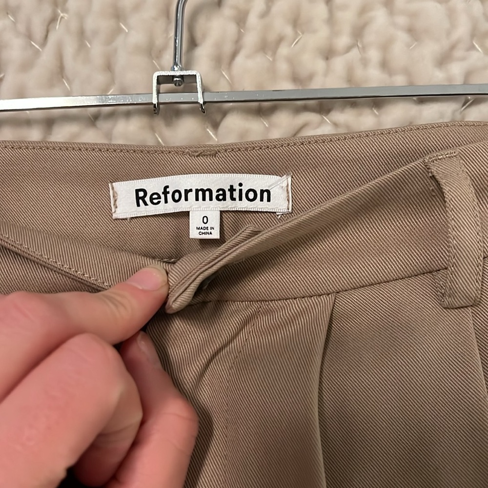 Reformation Trousers - size 0 - never worn
